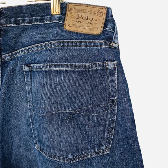 Polo Ralph Lauren Hampton Relaxed Straight Jeans Men's 36x30 tag (36 x 29 ) - Picture 10 of 11